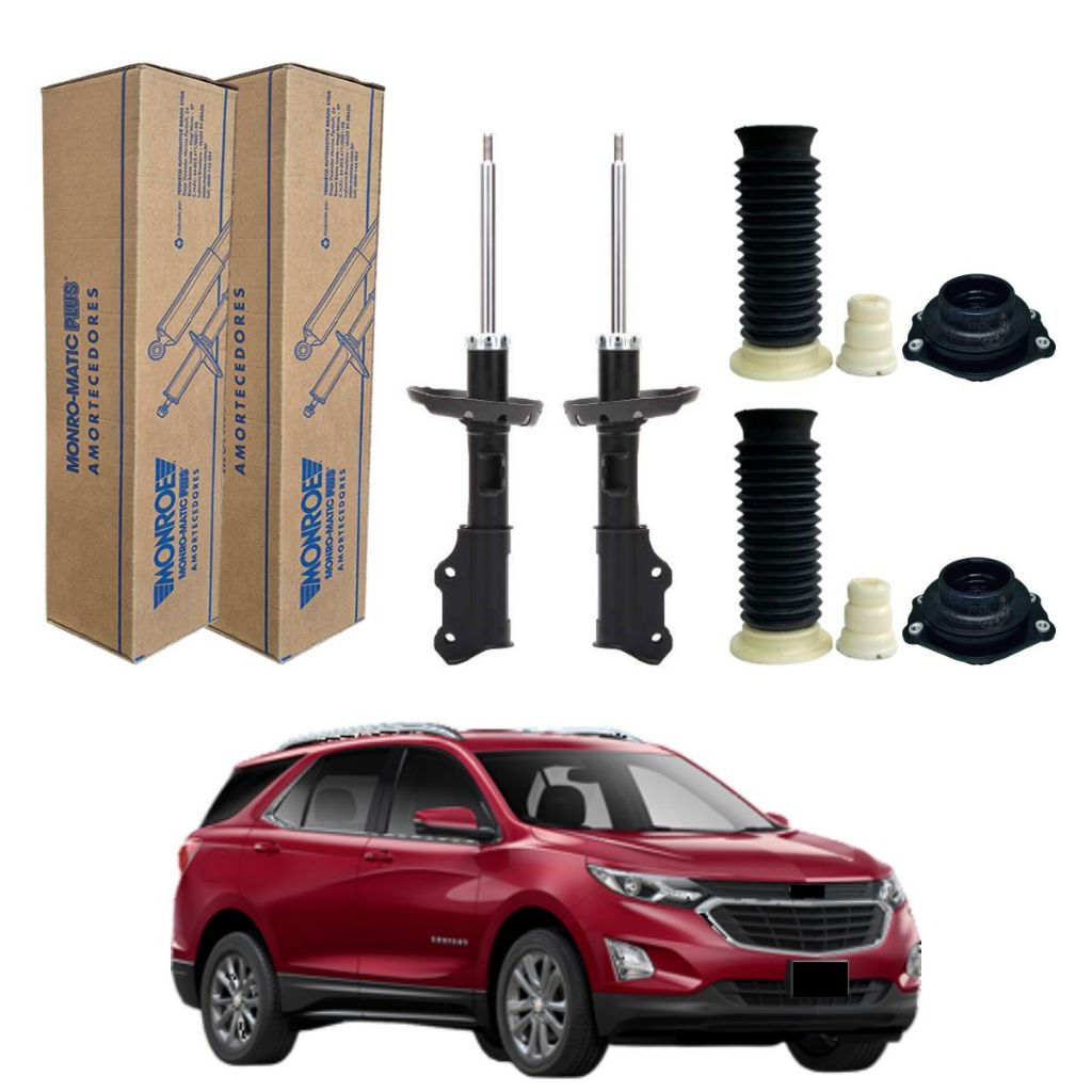 PAR AMORTECEDOR DIANTEIRO EQUINOX 2017 A 2020 MONROE + KIT
