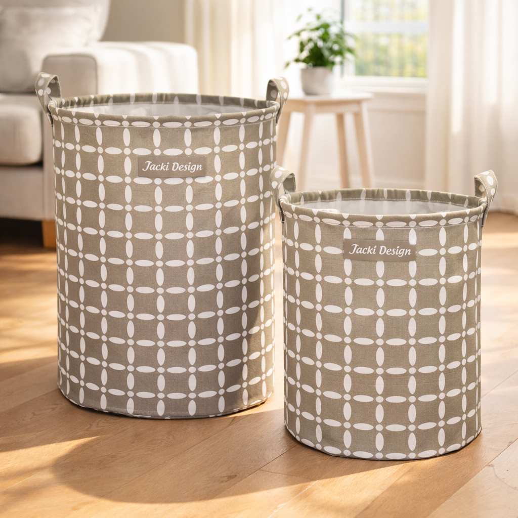 Cesto Organizador Jacki Design Impermeável para Roupas, Brinquedos e Lavanderia - 2 Peças em Oferta na Shopee