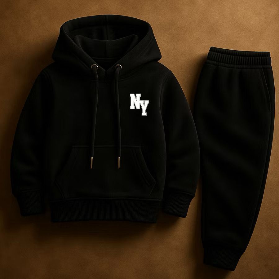 Conjunto Moletom Infantil Feminino Masculino Unissex Confortável Quentinho Escola Passeio Dia a Dia Frio Inverno Blusa