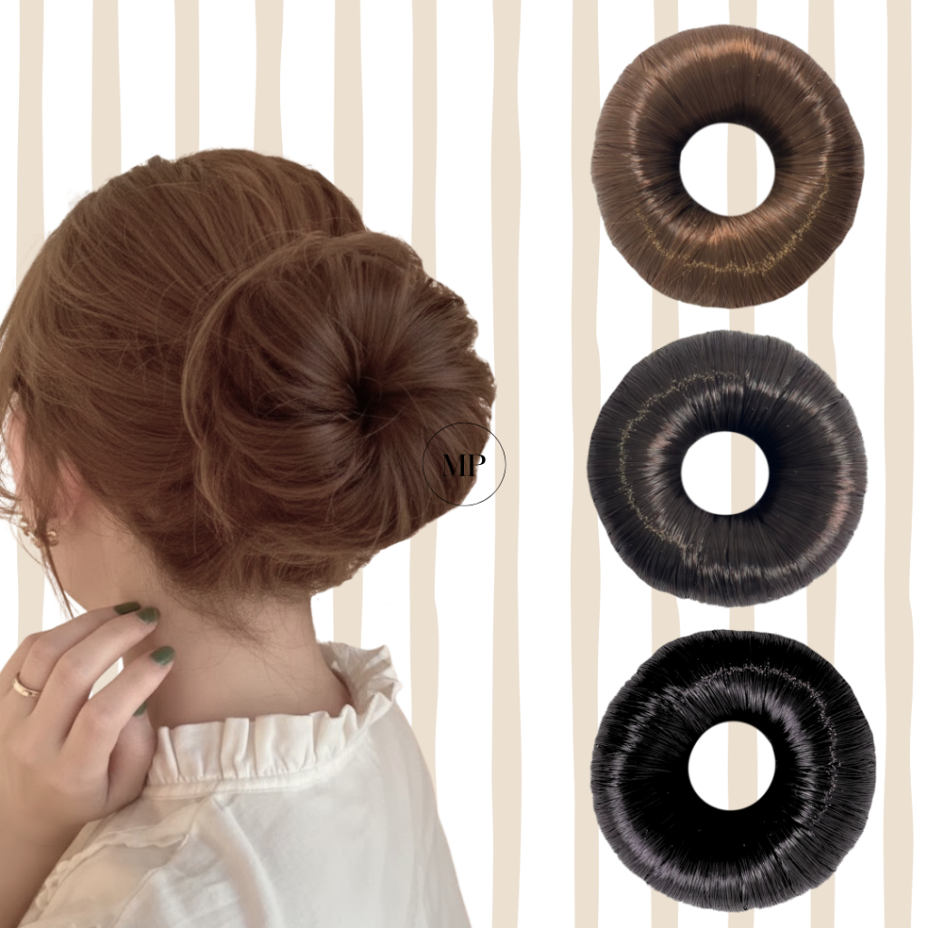 Rosquinha De Cabelo Penteado Coque Donuts Individual