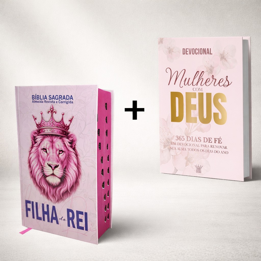 Kit Amor com Deus Especial - Combo 1 Bíblia + 1 Devocional em Oferta na Shopee
