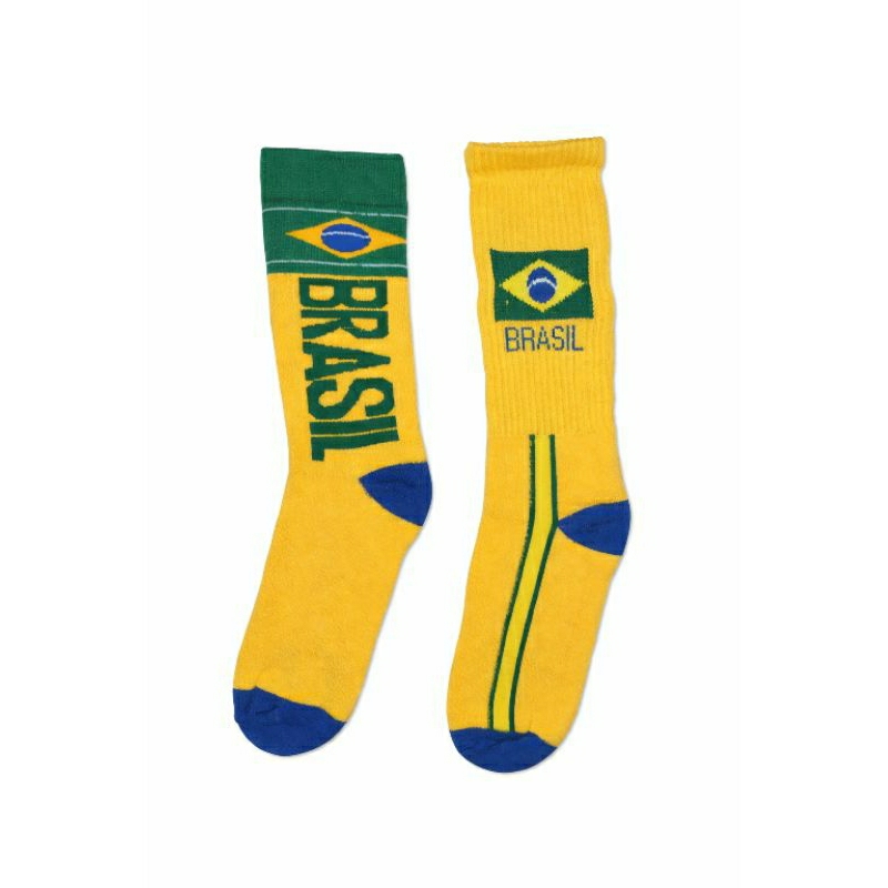 Meias Copa do Mundo Seleção Brasileira Unissex