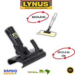 Suporte Para Desempenadeira Regulável 25 a 60 cm Lynus Massa Corrida Texturas Paredes Tetos Oferta