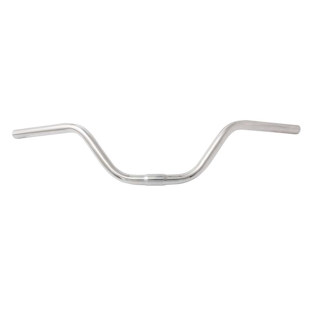 Guidão Bicicleta Curvo Aço Poti Polido 680x125mm Resistente Durável MTB Urbana