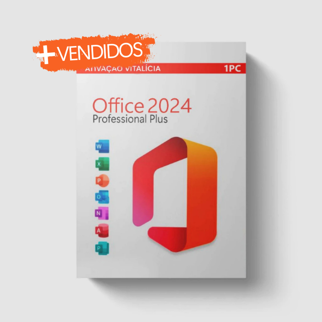 Office Professional Plus 2024 | Cartão de ativação | Lacrado | Original Microsoft | Nota Fiscal em Oferta na Shopee