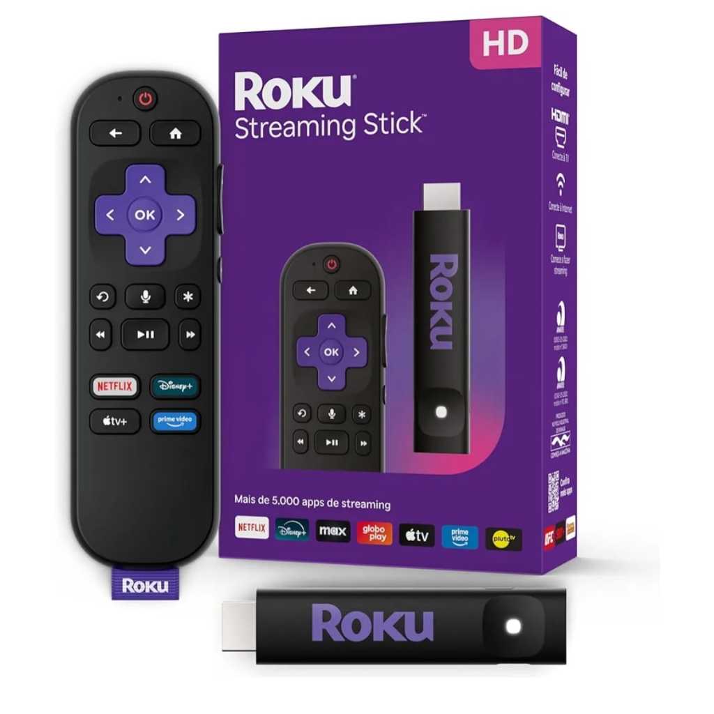 Roku Streaming Stick Hd Bluetooth Wi-fi Dual Band