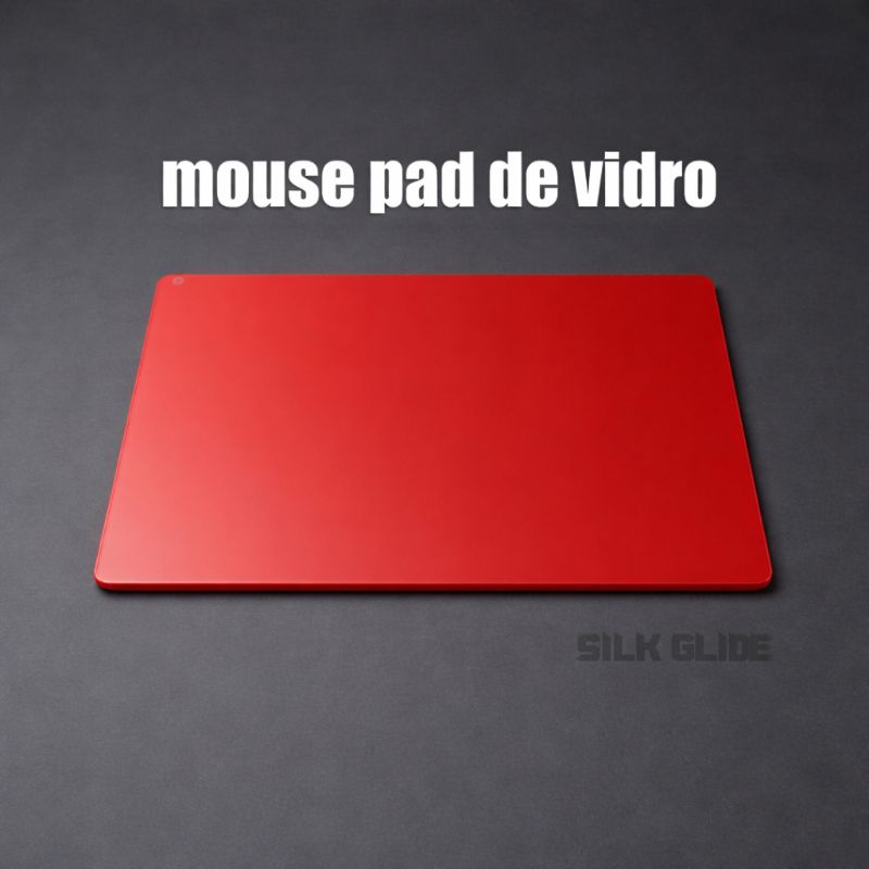 Mousepad de vidro 30x40 PAD PAUSE 2.0 SILK GLIDE MOUSE PAD DE VIDRO +CONTROL PRO /  +SPEED PRO Mousepad estilo skypad de