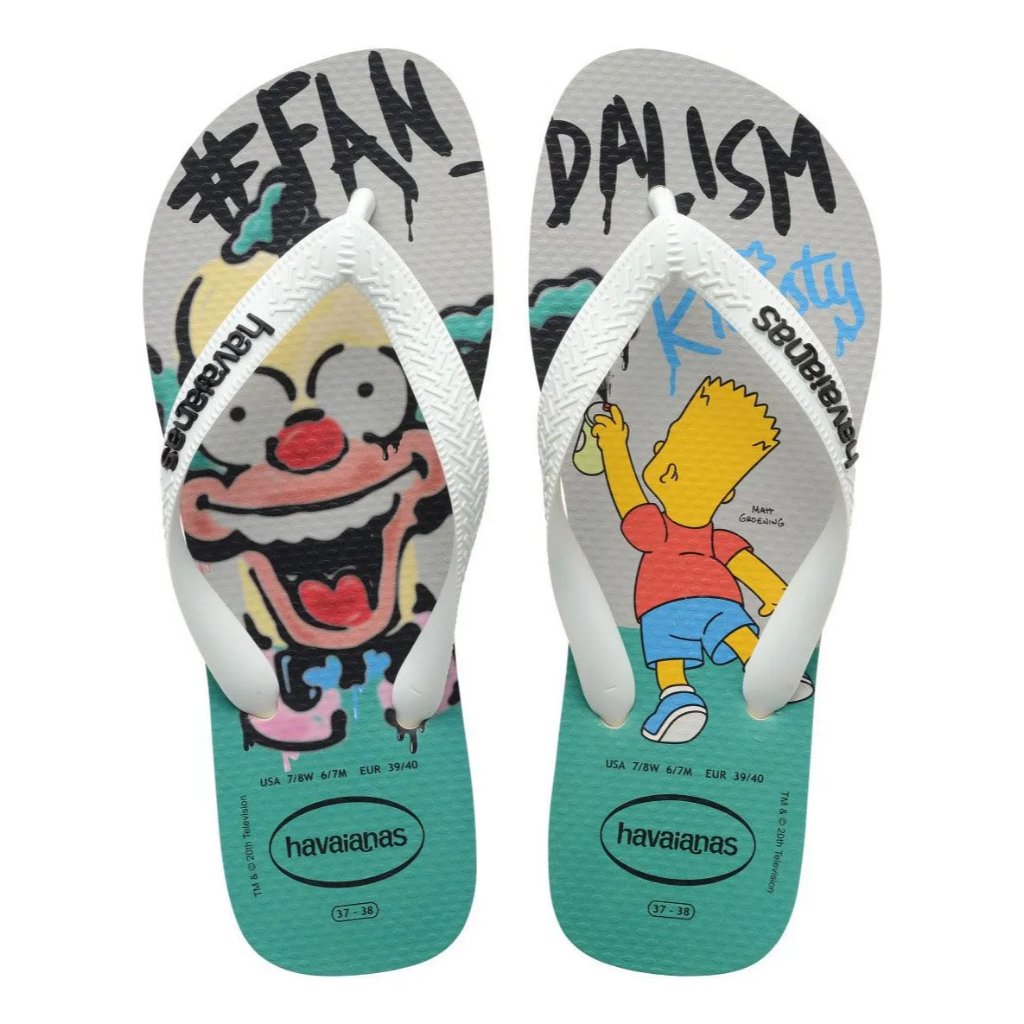 Chinelo Havaianas Simpsons Original Lançamento