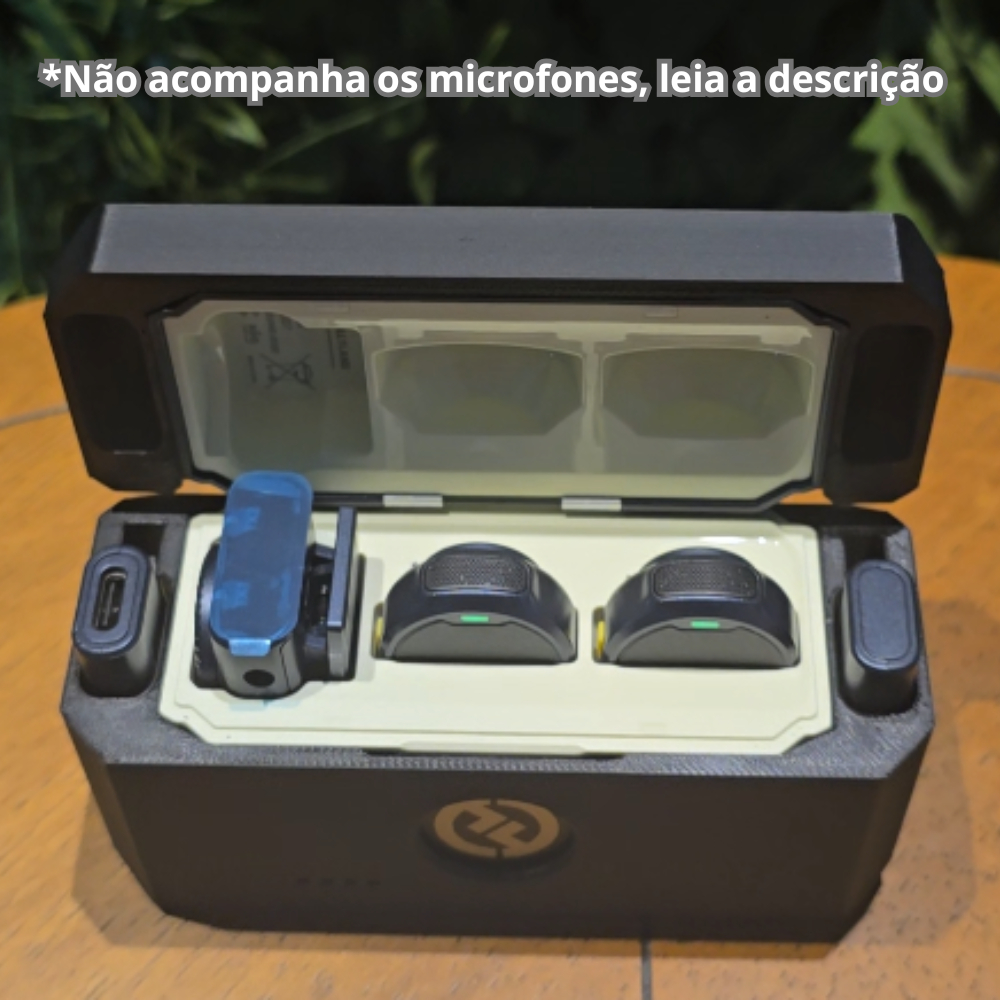 Case Extensora para Acessórios do Microfone de Lapela Lark M2 Hollyland