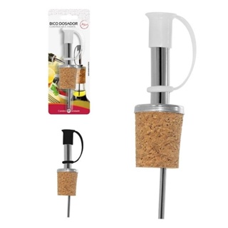 Bico Dosador Profissional com Rolha de Cortiça e Tampa – Ideal para Azeite, Vinagre e Bebidas 2,3x8,6cm em Oferta na Shopee