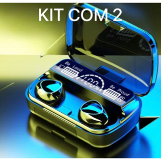 Fone de Ouvido Bluetooth M10 com Display LED e Estojo de Carregamento em Oferta na Shopee