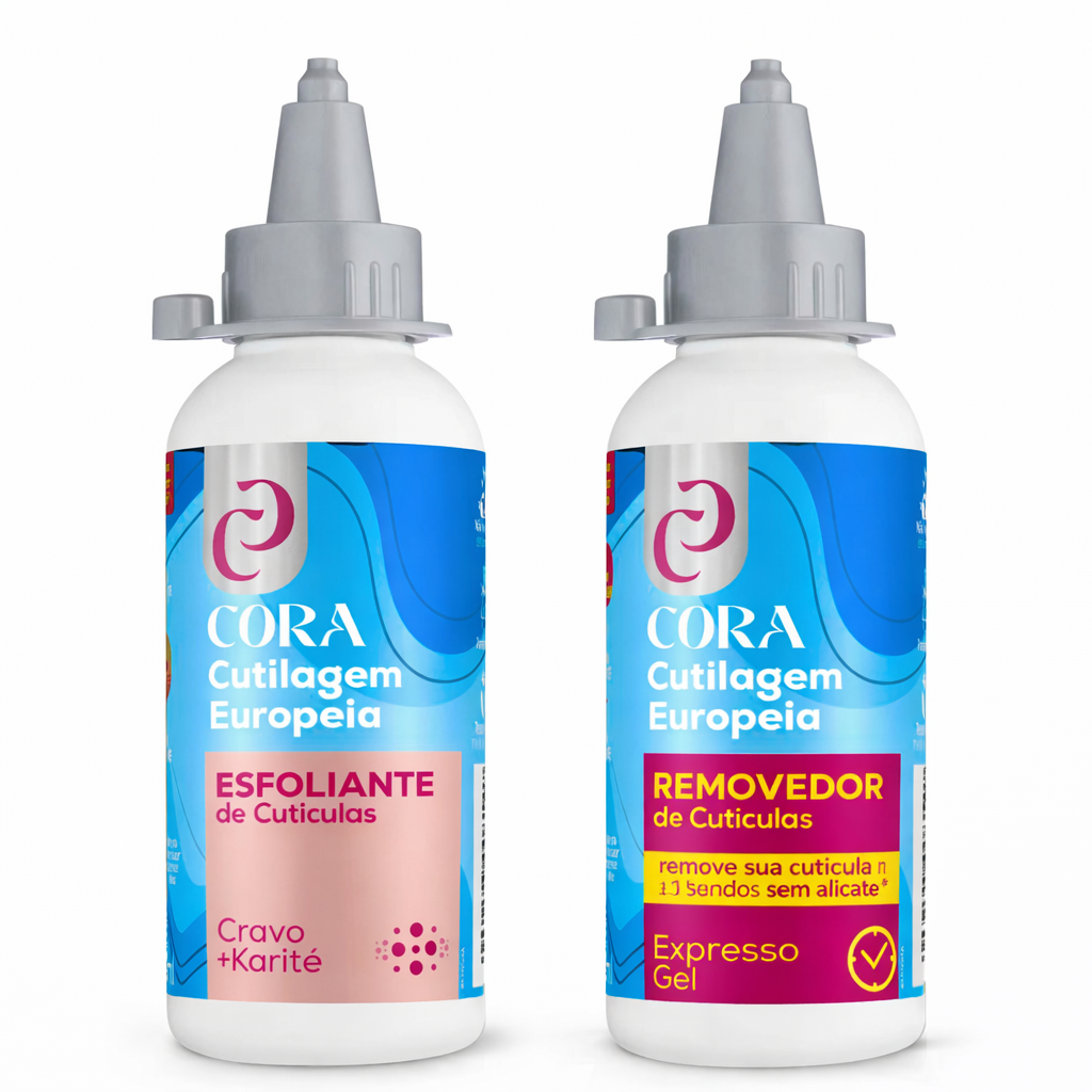Kit Cutilagem Europeia Removedor e Esfoliante 100 ml cada em Oferta na Shopee