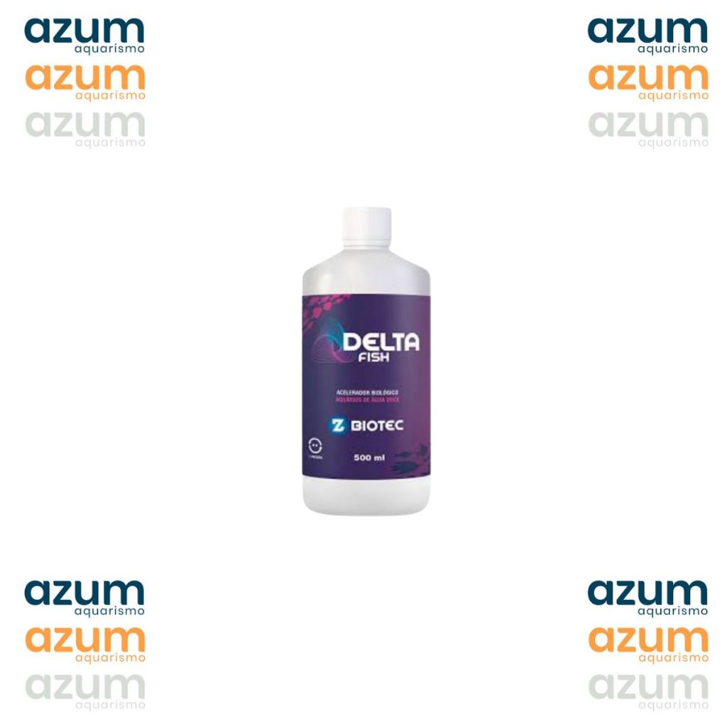Ração Líquida Delta Fish Marinho 500ml Alimento Completo para Peixes de Água Salgada Aquário