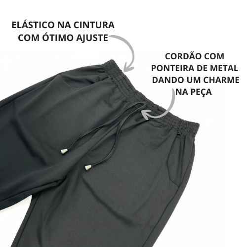 Calça Jogger Infantil e Juvenil Feminina de Suplex Confortavel Escolar Tamanho 12 14 16 18