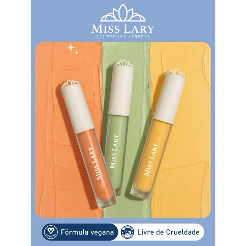 Corretivo Colorido Camuflagem - Miss Lary - Envio imediato