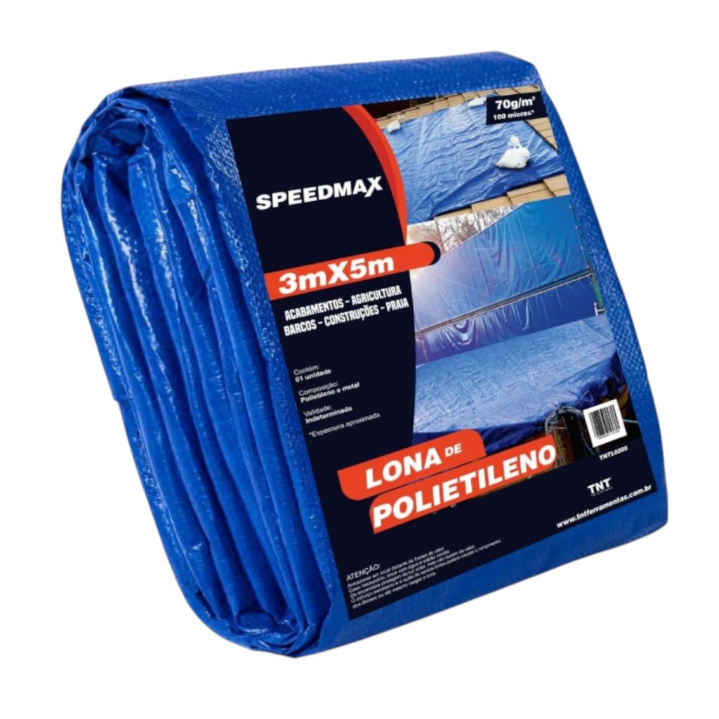 Lona 5x3 Mt Azul Plastica Impermeavel Festa Barraca Camping em Polietileno em Oferta na Shopee