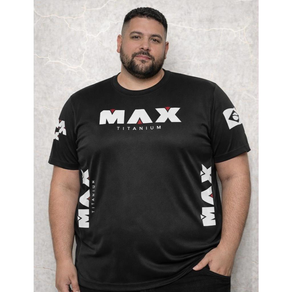 Camiseta Tamanhos Especiais XG ao G5 Para Academia,Treino,Corrida,Esporte Tecido Anti-Odor Dry-Fit em Oferta na Shopee