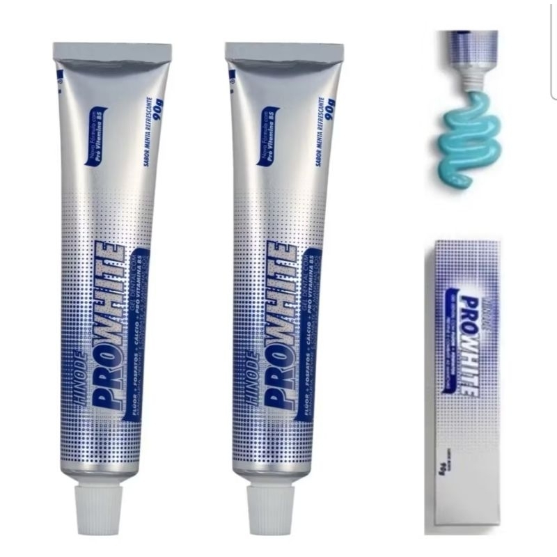 Kit 2 Gel Dental ProWhite Clareador 90 g Hinode