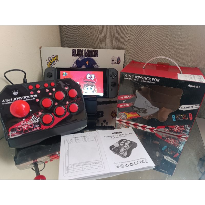 CONTROLE FLIPERAMA PRA NINTENDO SWITCH -PS/3-ANDROID-PC