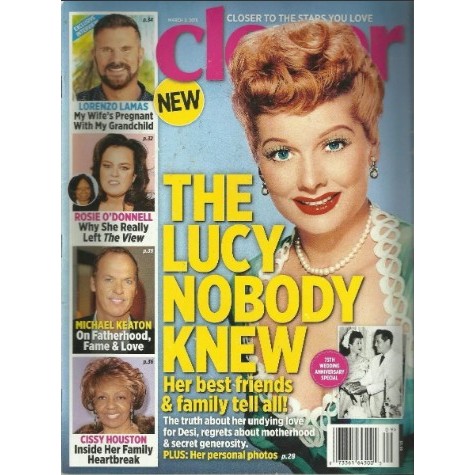 REVISTA CLOSER, DE 02/03/2015, COM LUCILLE BALL NA CAPA.