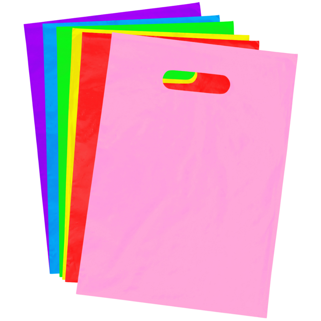 Kit 200 Un Sacolas Plástica Boca de Palhaço 30x40 Alça Vazada Promoção em Oferta na Shopee