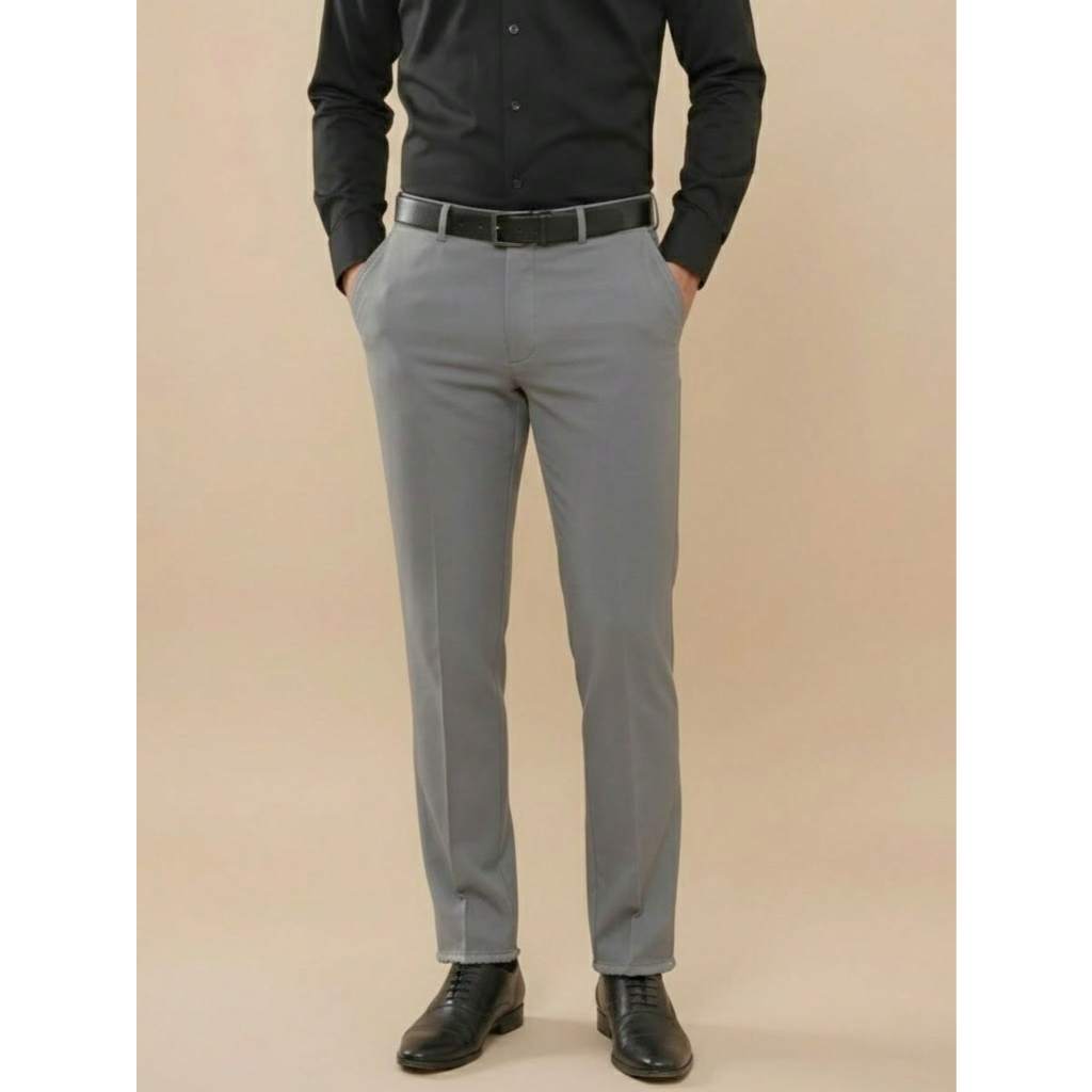 Calça Social Premium Cinza Claro