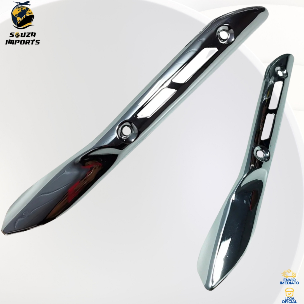 Protetor Escapamento Honda Pop 100 110i Cromado Aço em Oferta na Shopee