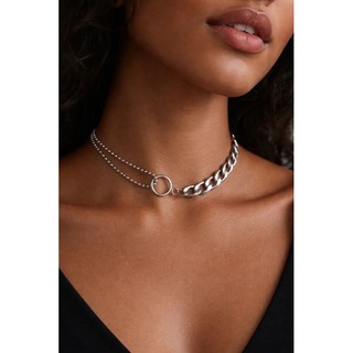 Colar inox Choker Estiloso aço inoxidável - não escurece não enferruja. Vários modelos de Choker