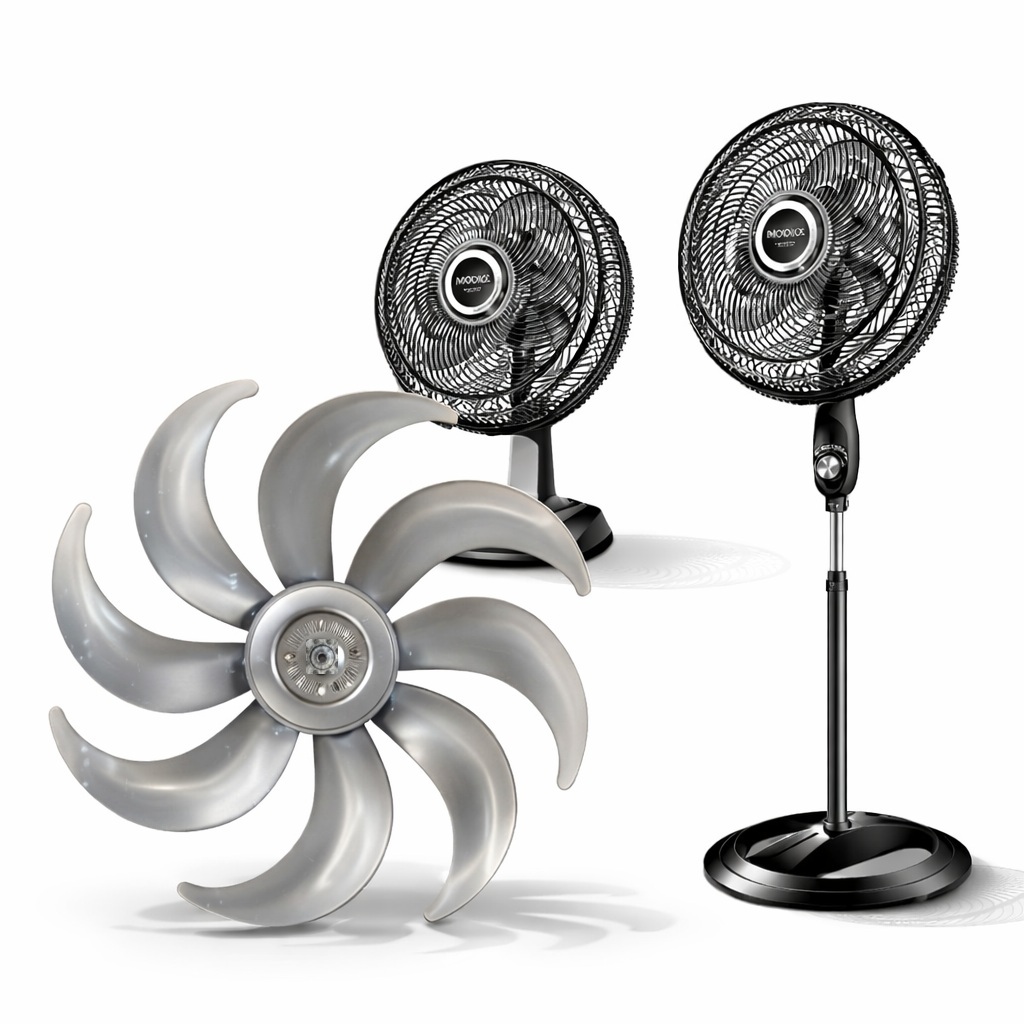 HELICE PRATA VENTILADOR WAP FLOW MONDIAL 40CM 8P ORIGINAL VTX-40-8P em Oferta na Shopee