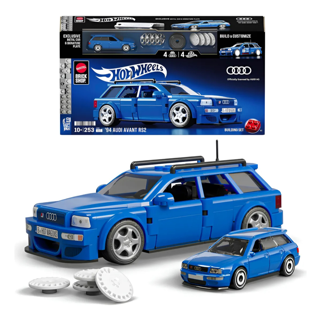 Mattel Brick Shop Hot Wheels Speed '94 Audi Avant Rs2 - Mattel Jgr28