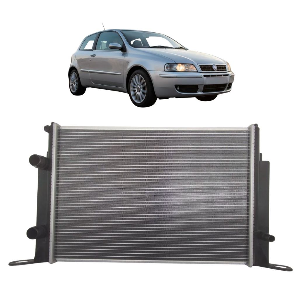 Radiador de Água Fiat Stilo 1.8 2003 - 2011 (Com Ar) - Barra Parts - 48814678