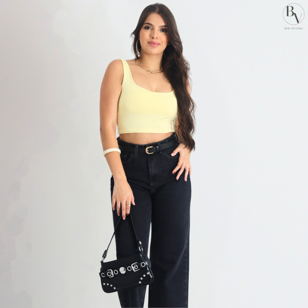 Cropped Feminino Regata Alcinha Liso Suplex Cores Verão em Oferta na Shopee