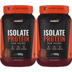 Kit 2 Whey Protein Isolado Zero Lactose Isolate Protein New Millen