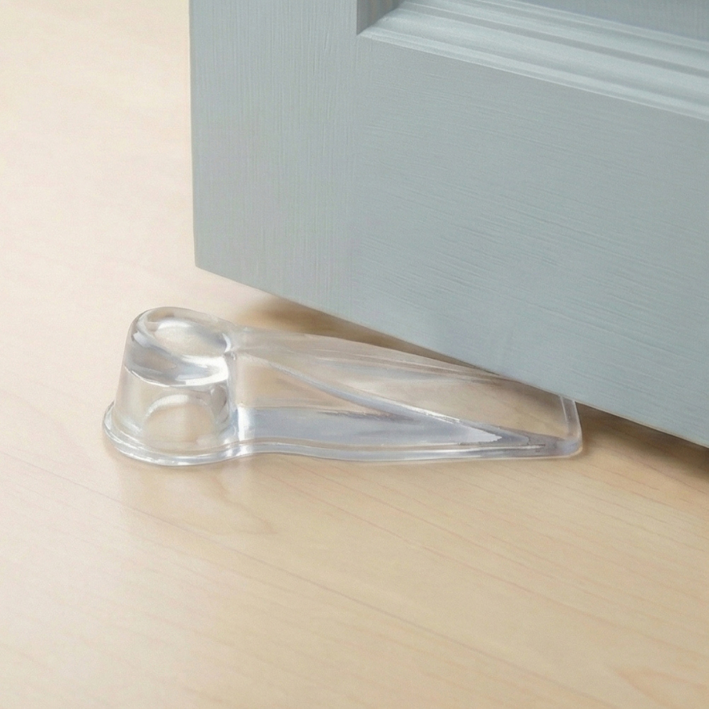 Kit 3 Aparador Calço Peso De Porta Silicone Trava Segura Segurador Batente Protetor Parede Anti Batida Borracha em Oferta na Shopee