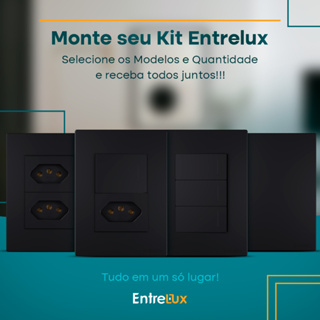 Interruptor 10A e Tomadas 10A 20A - Simples e Paralelo 4x2 Cor Preto em Oferta na Shopee