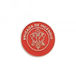 Boton Pin Broche Segurança Brigada de Incêndio 1,5 cm
