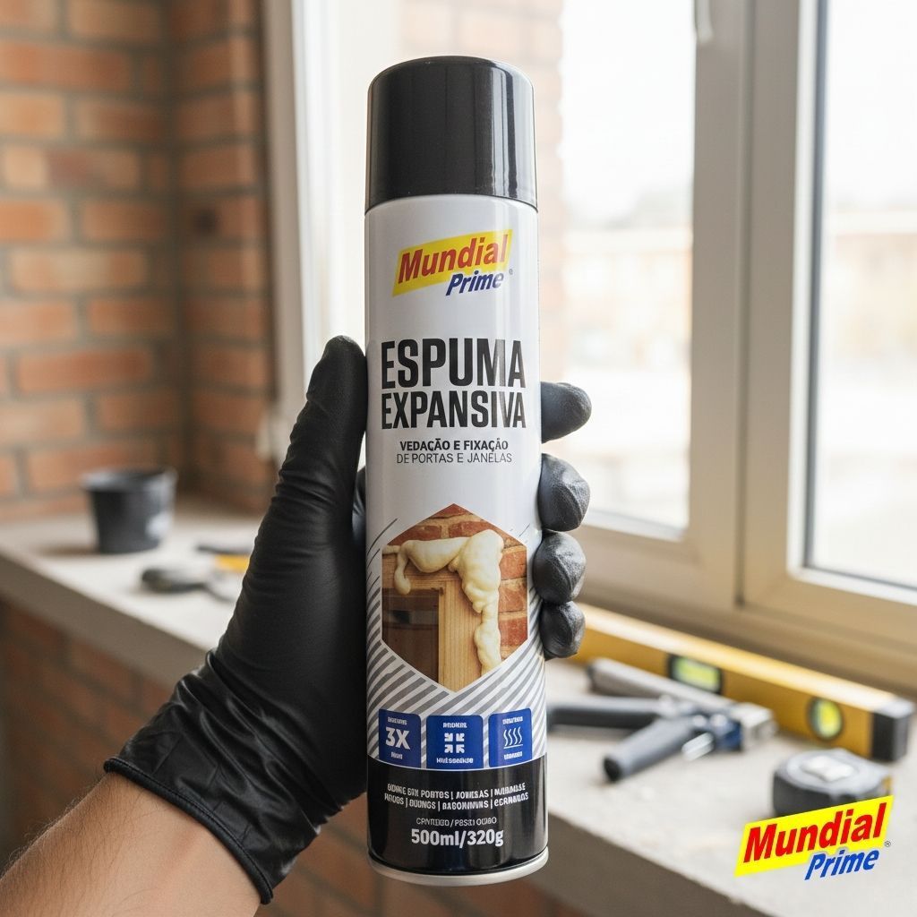 Espuma Expansiva PU 500ml 320g Profissional (Alto Rendimento) - Mundial Prime em Oferta na Shopee