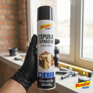 Espuma Expansiva PU 500ml 320g Profissional (Alto Rendimento) - Mundial Prime em Oferta na Shopee