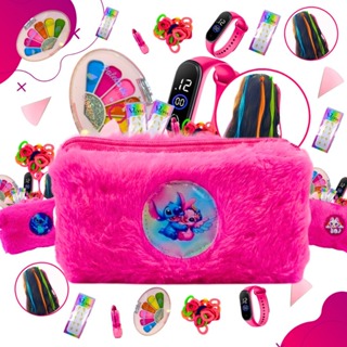 Kit De Maquiagem Infantil Com Bolsinha Make Completa em Oferta na Shopee