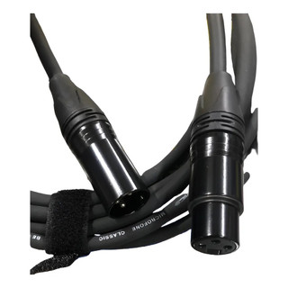 Cabo Balanceado Mac Cabos 3,05 Mt Plug Profissional PRETO XLR MACHO X XLR FEMEA