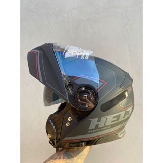 Capacete Hippo Glass Black Matt Escamoteável Com Óculos Interno Fumê em Oferta na Shopee