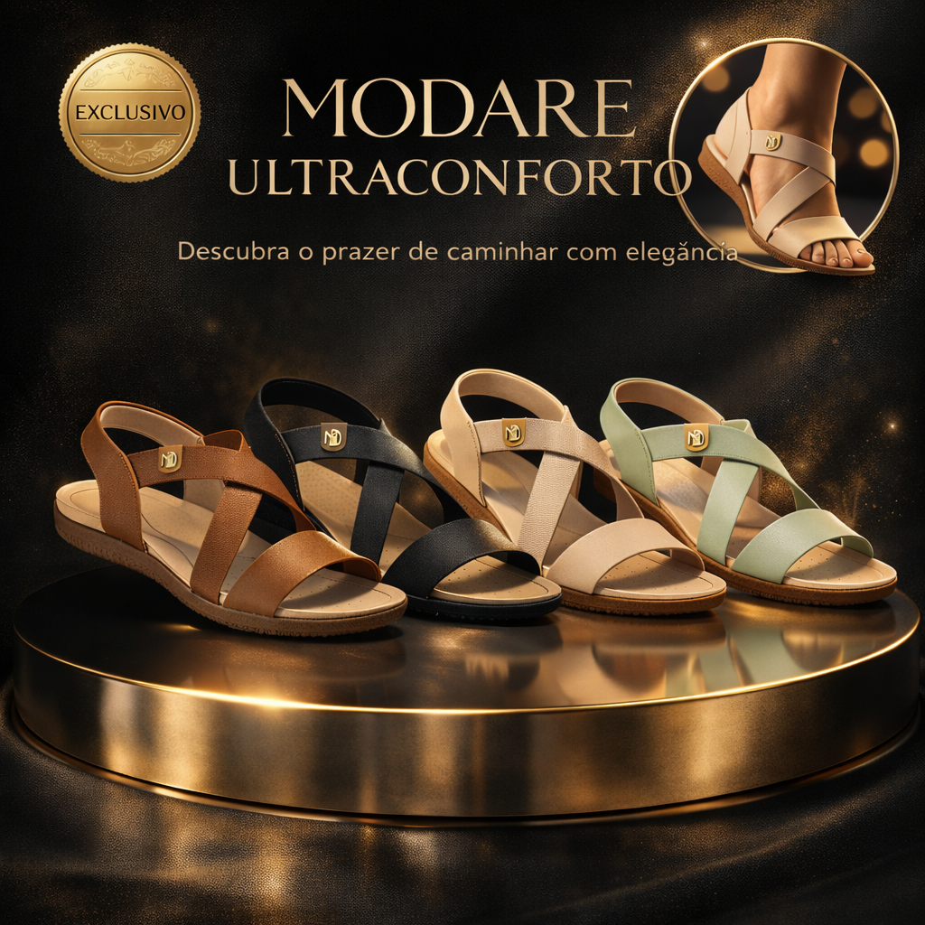 Rasteirinha Feminina Sandália Modare Ultraconforto Leve Macia Oferta Original em Oferta na Shopee