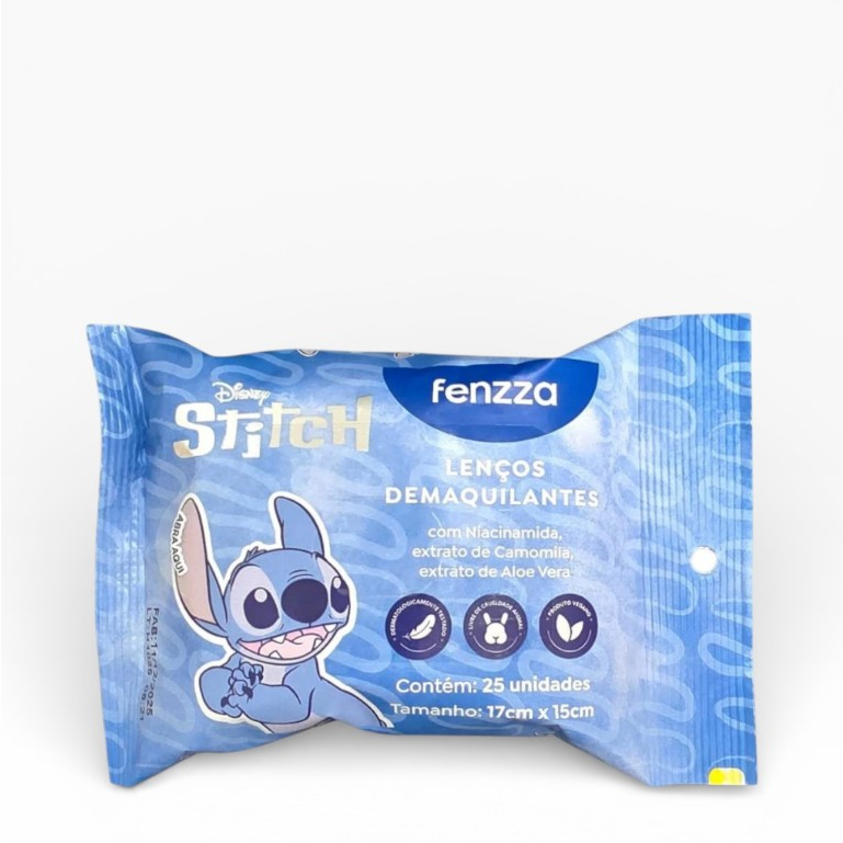 Lenço Demaquilante com Niacinamida Stitch - Fenzza
