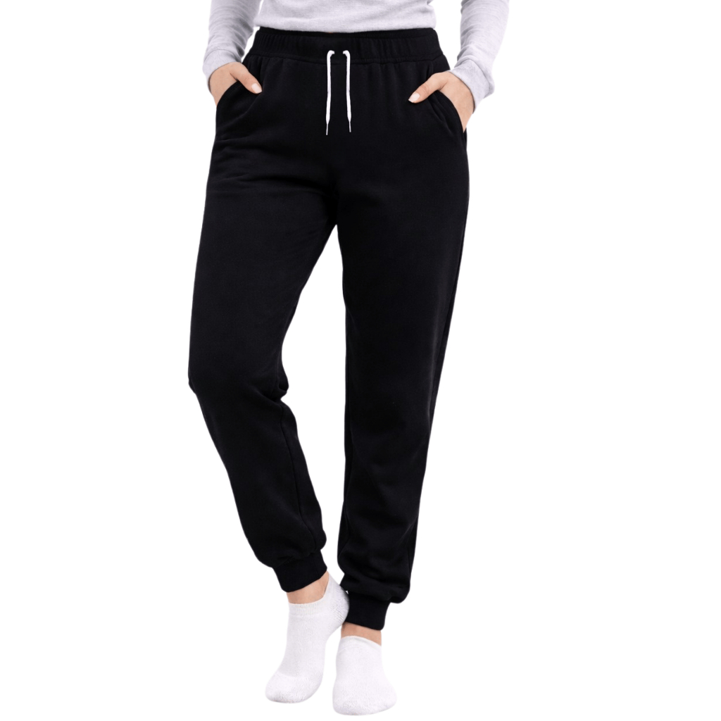 Calça feminina Jogger Cintura alta tipo moletom com elastano Envio Imediato direto da Fabrica