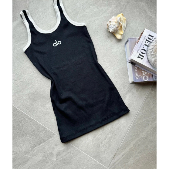 Regata Alo Regata Feminina Canelada Tecido Ribana Blusinha Alô em Oferta na Shopee