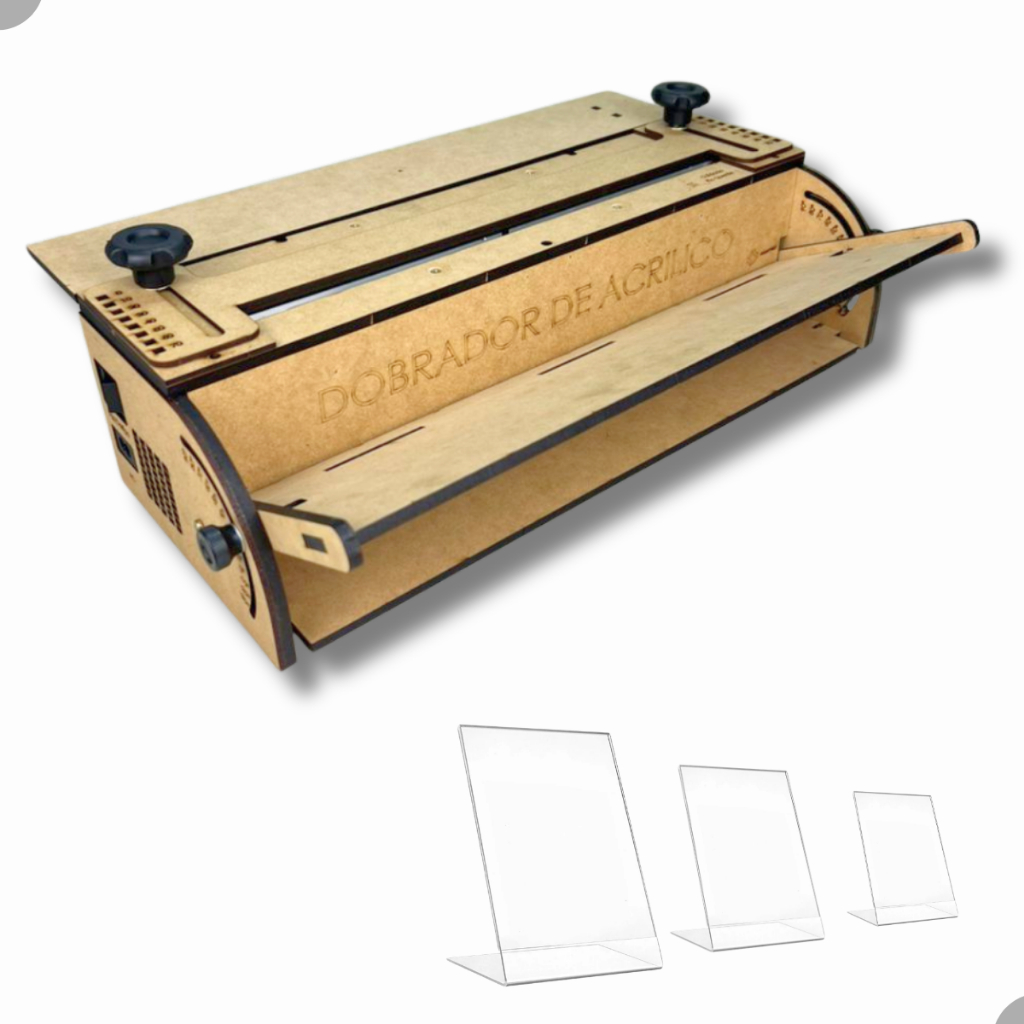 Dobradeira De Acrílico 47cm Em Mdf Alta Qualidade Resistente em Oferta na Shopee