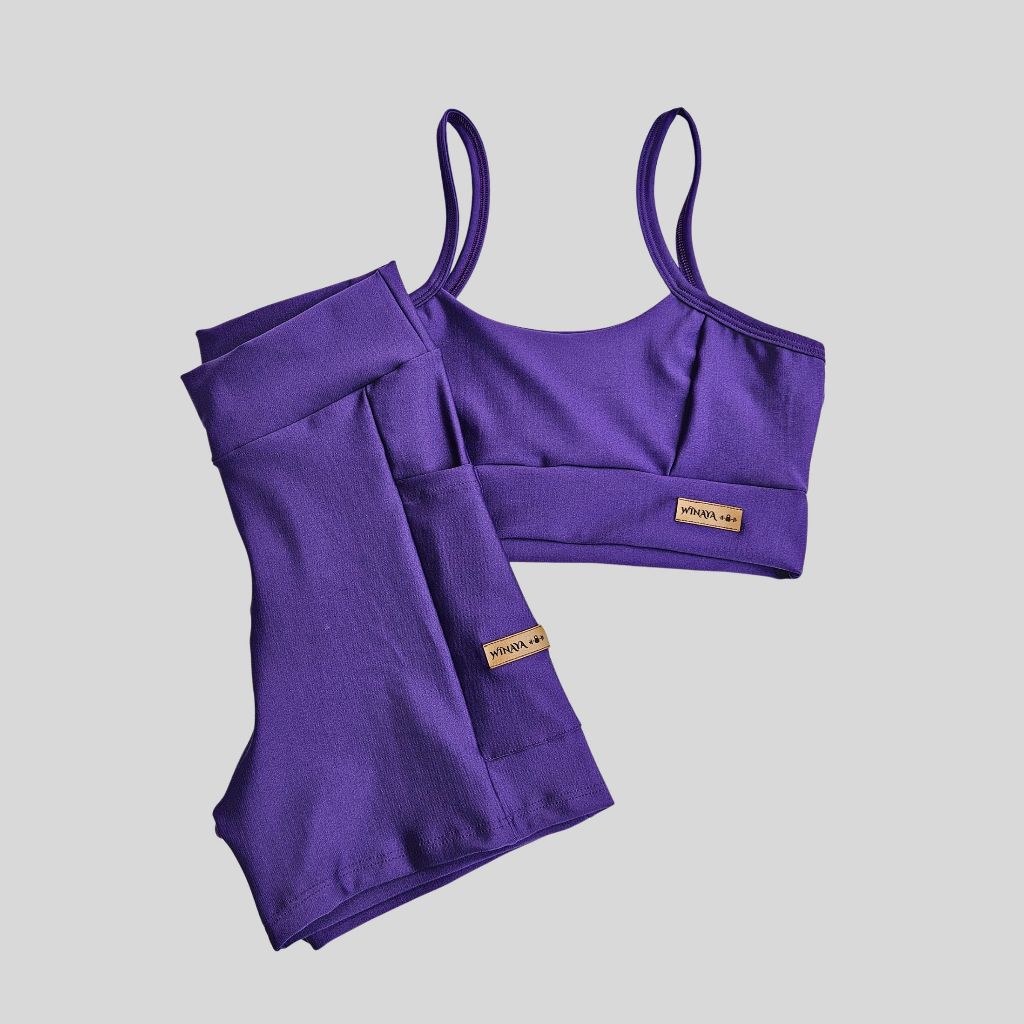 Conjunto Fitness  Academia Feminino Short Com Bolso e Top De Alça Treino e Corrida em Oferta na Shopee