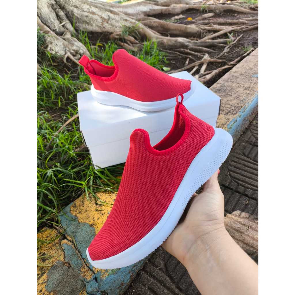 TENIS VERMELHO BARATO BATATINHO PROMOÇÃO ESQUERDA CHIQUE LANCAMENTO MAIS VENDIDO