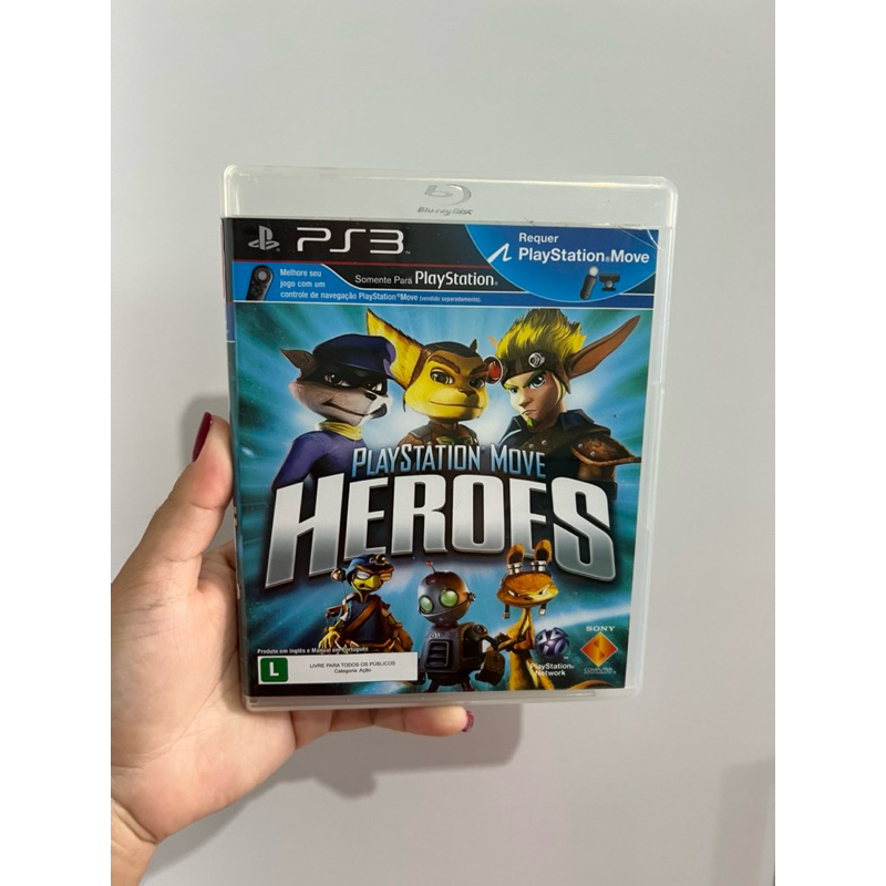 Jogo ps3 Heroes PlayStation move - original mídia física