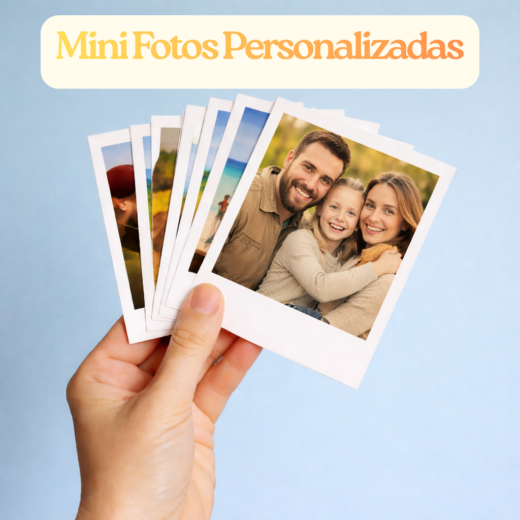 Mini Fotos Personalizadas com envio em 24 horas
